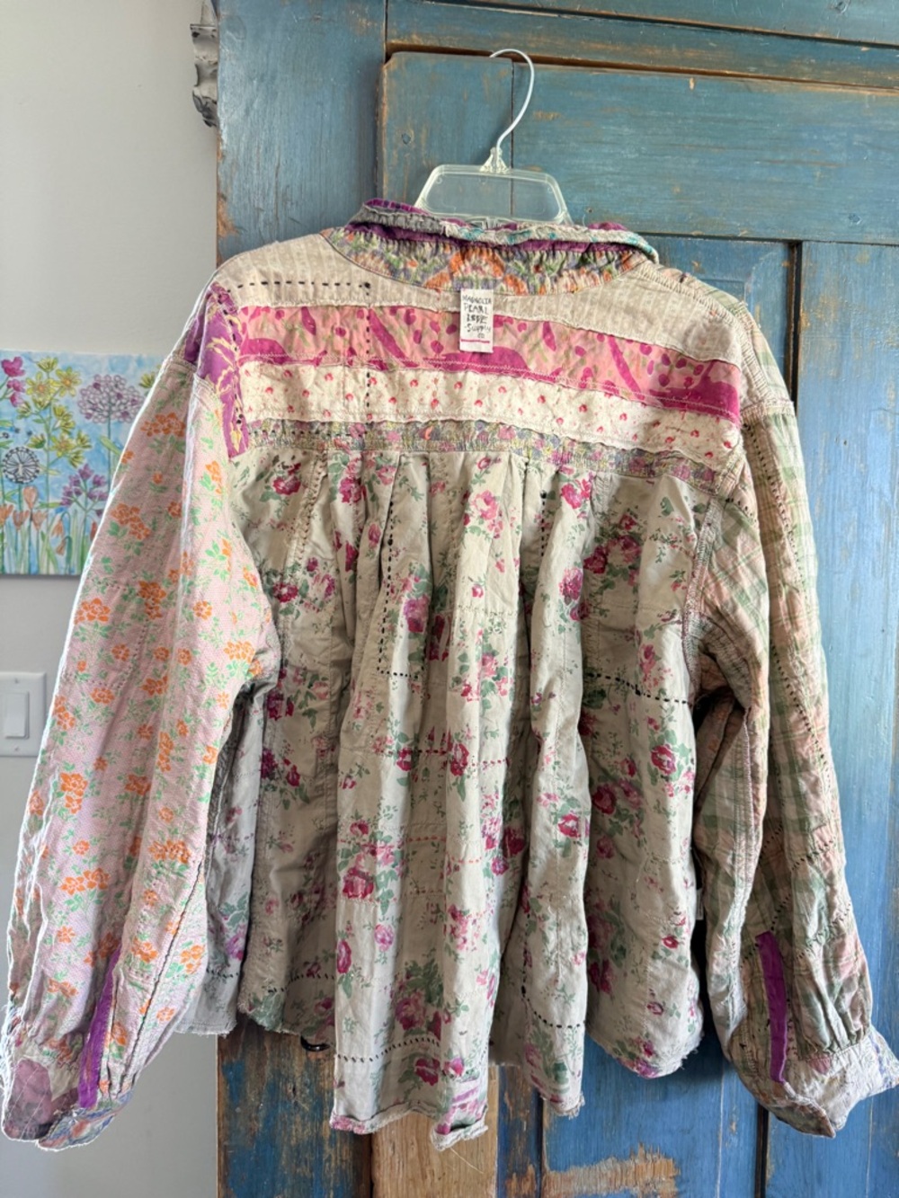 Magnolia Pearl Rare Reversible Patchwork
Baishan Overshirt Jacket Violet Gueliz - Picture 11 of 14